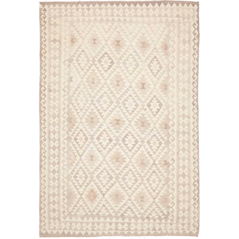 Rug Kilim Afghanistan 205x296 Cream Beige Sand
