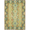 Rug Kilim Afghanistan 207x299 Green Brown Turqu
