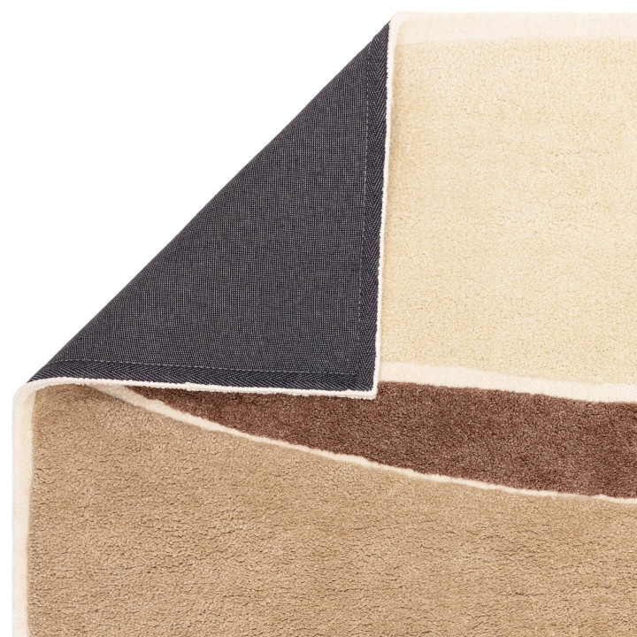 Tappeto Horizon astratto beige tortora marrone e