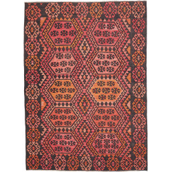 Rug Kilim Afghanistan 210x290 Red Orange Dark G