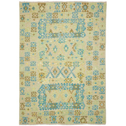 Rug Kilim Afghanistan 208x293 Light Beige Sage