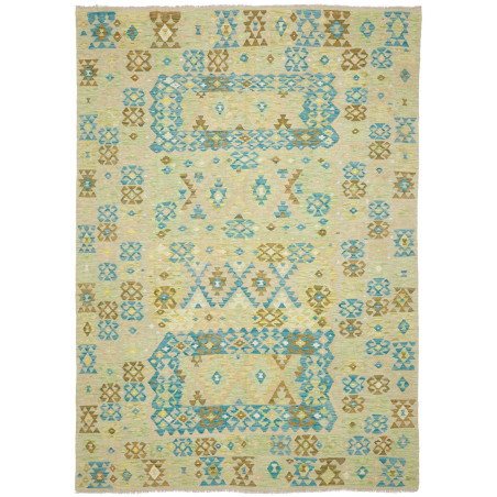 Rug Kilim Afghanistan 208x293 Light Beige Sage