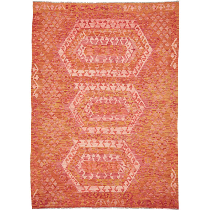 Rug Kilim Afghanistan 205x289 Orange Terracotta