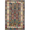 Rug Kilim Afghanistan 205x305 Dark Brown Cream