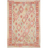 Rug Kilim Afghanistan 200x287 Light Red Soft Bl