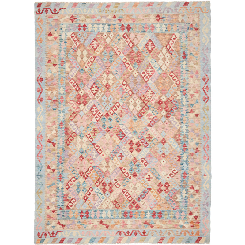Rug Kilim Afghanistan 203x273 Peach Rose Light