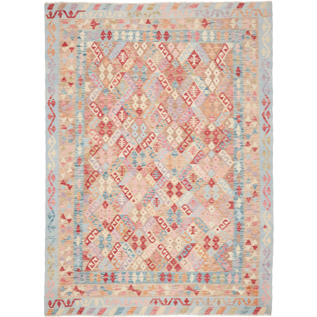 Rug Kilim Afghanistan 203x273 Peach Rose Light