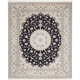 Hand Made Rug Nain 6la Persia 259x310 Ivory Bla