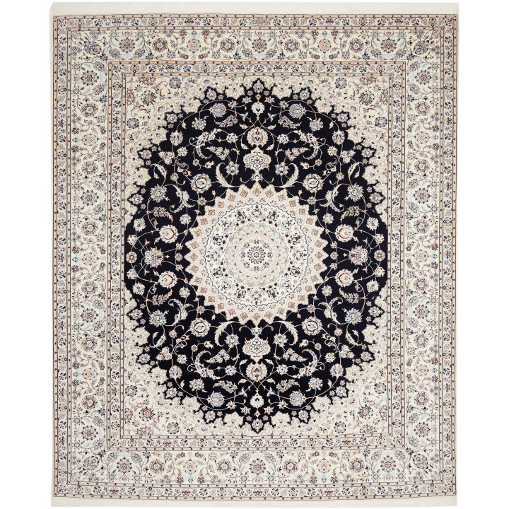 Hand Made Rug Nain 6la Persia 259x310 Ivory Bla