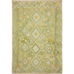 Rug Kilim Afghanistan 211x306 Sage Green Olive