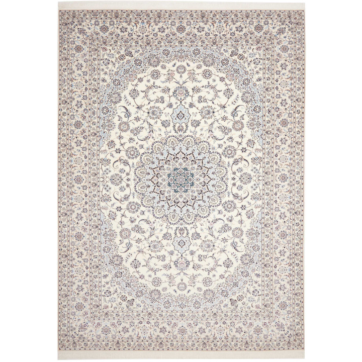 Hand Made Rug Nain 6la Persia 252x356 Ivory Blu