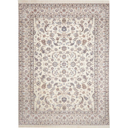Hand Made Rug Nain 6la Persia 257x350 Ivory Blu
