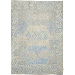Rug Kilim Afghanistan 205x295 Light Blue Beige