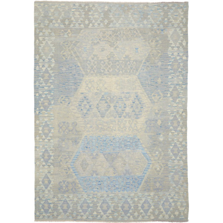 Rug Kilim Afghanistan 205x295 Light Blue Beige
