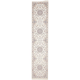 Tappeto Originale Nain 6la Persia 87x412 Avorio