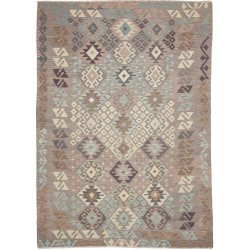 Rug Kilim Afghanistan 206x288 Grey Beige Light