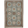 Rug Kilim Afghanistan 203x294 Teal Brown Beige