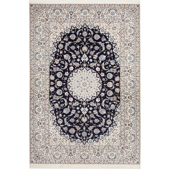 Tappeto Originale Nain 6la Persia 211x308 Blu S