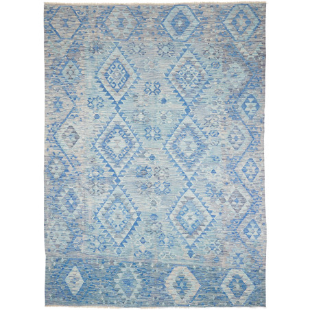 Rug Kilim Afghanistan 204x281 Blue Light Grey C
