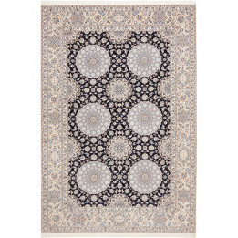 Hand Made Rug Nain 6la Persia 217x316 Dark Blue