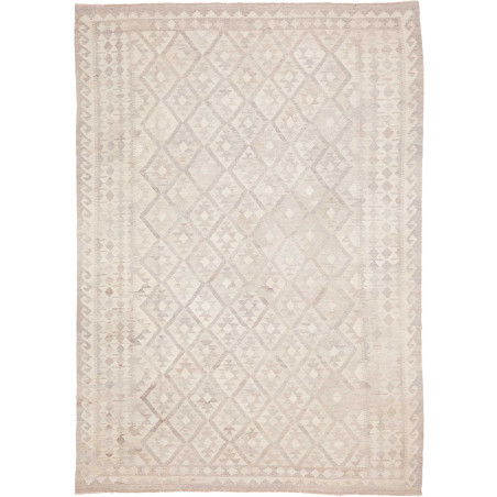 Rug Kilim Afghanistan 209x292 Beige Ivory Taupe