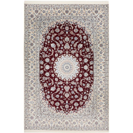 Tappeto Originale Nain 6la Persia 208x312 Rosso