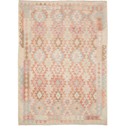 Rug Kilim Afghanistan 204x287 Cream Beige Peach