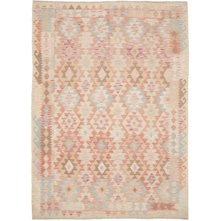 Rug Kilim Afghanistan 204x287 Cream Beige Peach