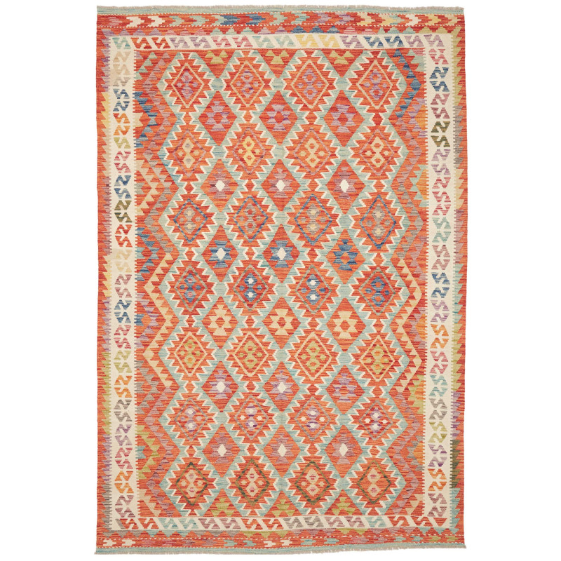 Rug Kilim Afghanistan 195x285 Terracotta Orange