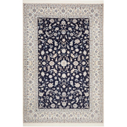 Hand Made Rug Nain 6la Persia 207x308 Dark Blue