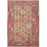 Rug Kilim Afghanistan 201x294 Fuchsia Red Blue