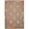 Rug Kilim Afghanistan 202x298 Greyish Green Red