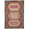 Rug Kilim Afghanistan 201x290 Dark Brown Multic