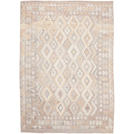 Rug Kilim Afghanistan 205x282 Grey Beige Cream