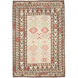 Rug Kilim Afghanistan 204x292 Brown Beige Coral