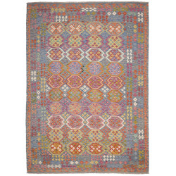 Rug Kilim Afghanistan 247x351 Dusty Blue Grey P
