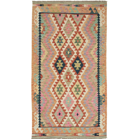 Kilim 124x193 Cm Kilim, Afghanistan, Hand-spun Wool (warp: