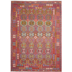 Rug Kilim Afghanistan 249x350 Red Multicolor