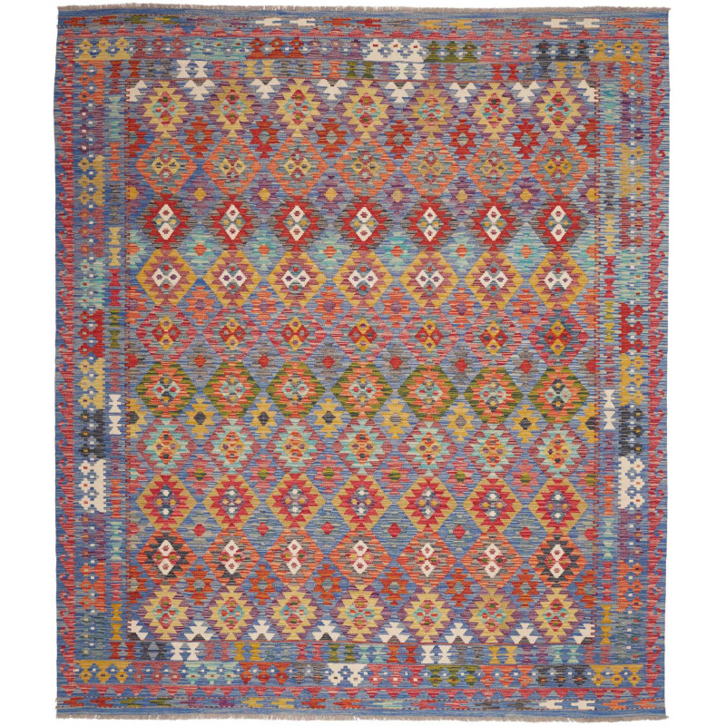 Rug Kilim Afghanistan 250x293 Blue Red Yellow O