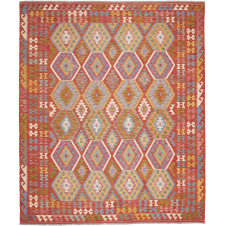 Rug Kilim Afghanistan 250x298 Terracotta Red Sk