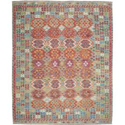 Rug Kilim Afghanistan 251x304 Turquoise Blue Re