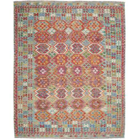 Rug Kilim Afghanistan 251x304 Turquoise Blue Re