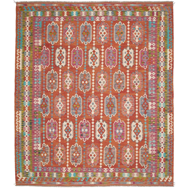 Rug Kilim Afghanistan 253x292 Rust Orange Sky B