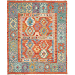 Tappeto Originale Kilim Afghanistan 157x193 Ara