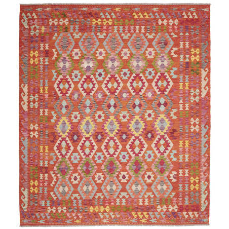 Rug Kilim Afghanistan 255x293 Vibrant Reddish O