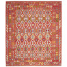 Rug Kilim Afghanistan 255x293 Vibrant Reddish O
