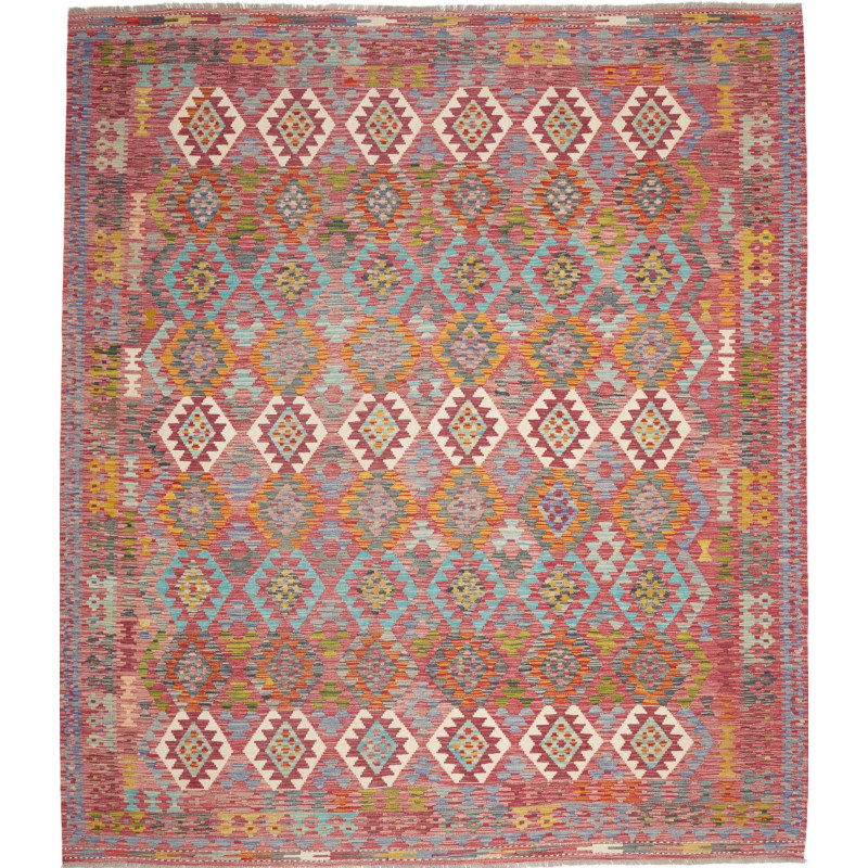 Rug Kilim Afghanistan 255x296 Terracotta Red Tu