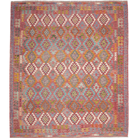Rug Kilim Afghanistan 255x296 Terracotta Red Tu