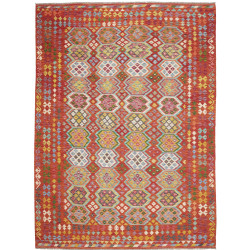 Rug Kilim Afghanistan 256x350 Terracotta Red Sk