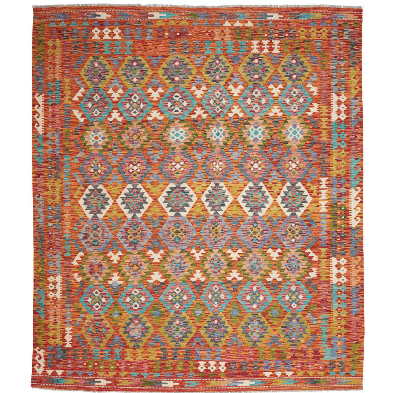 Rug Kilim Afghanistan 256x294 Terracotta Orange